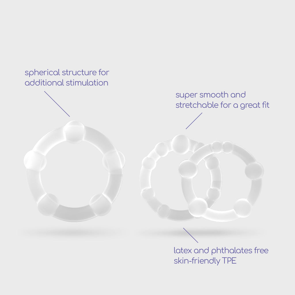 Juego de triple anillo para el pene Crushious