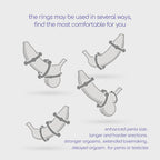 Crushious Triple Cock Ring Set