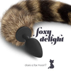 Tapón anal Foxy Delight con cola Crushious