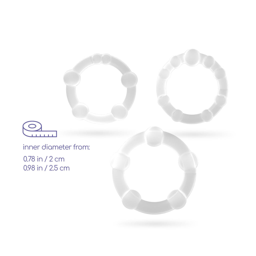 Juego de triple anillo para el pene Crushious