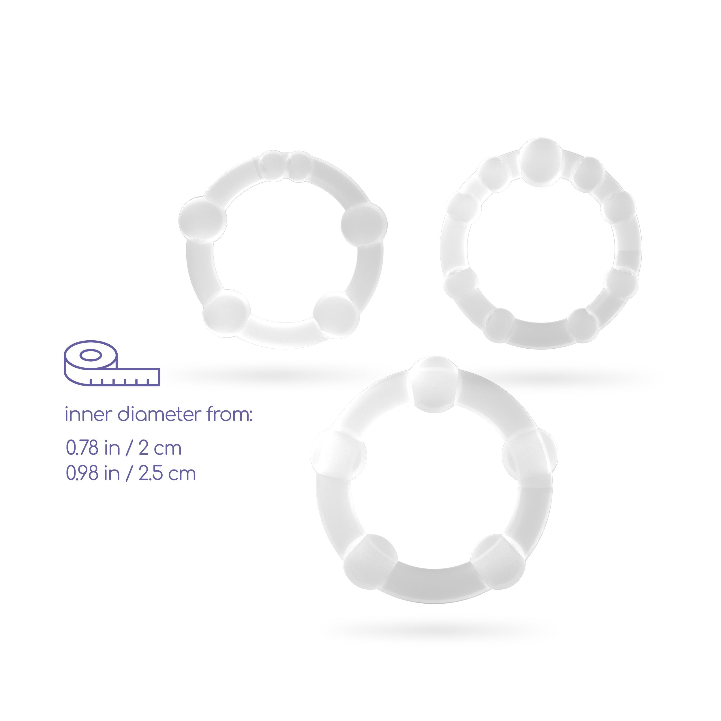 Juego de triple anillo para el pene Crushious