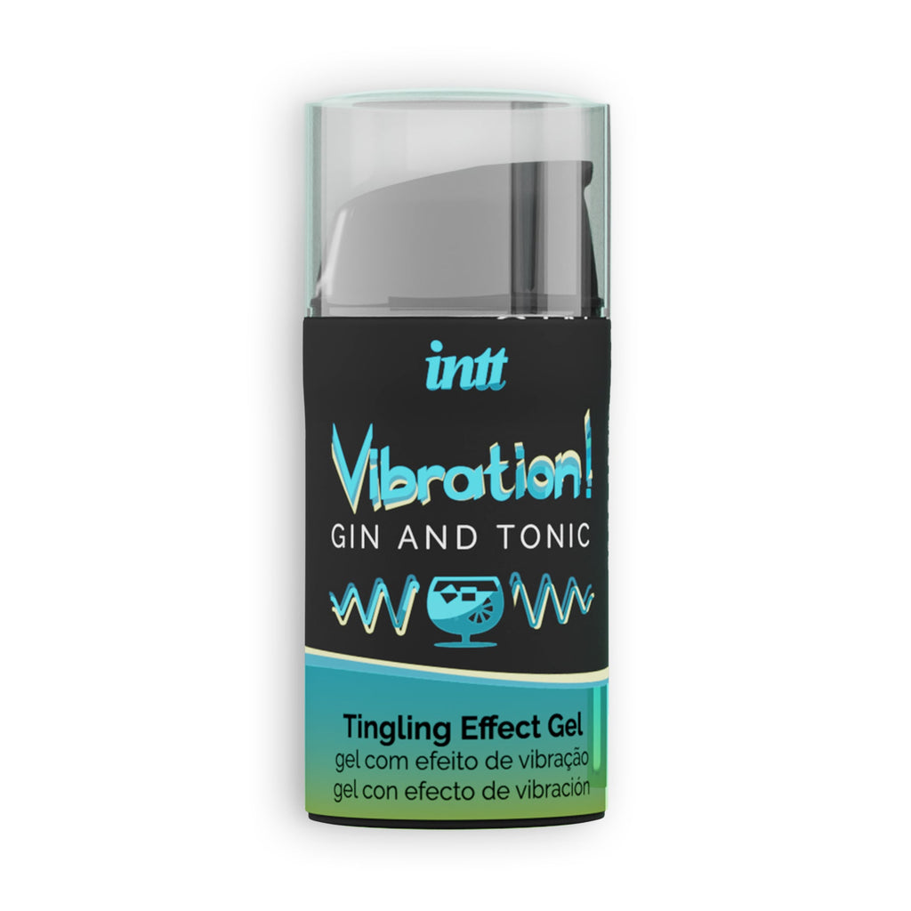 INTT Gel Vibrador Sabor Gin & Tonic – Sin Alcohol – 15 ml