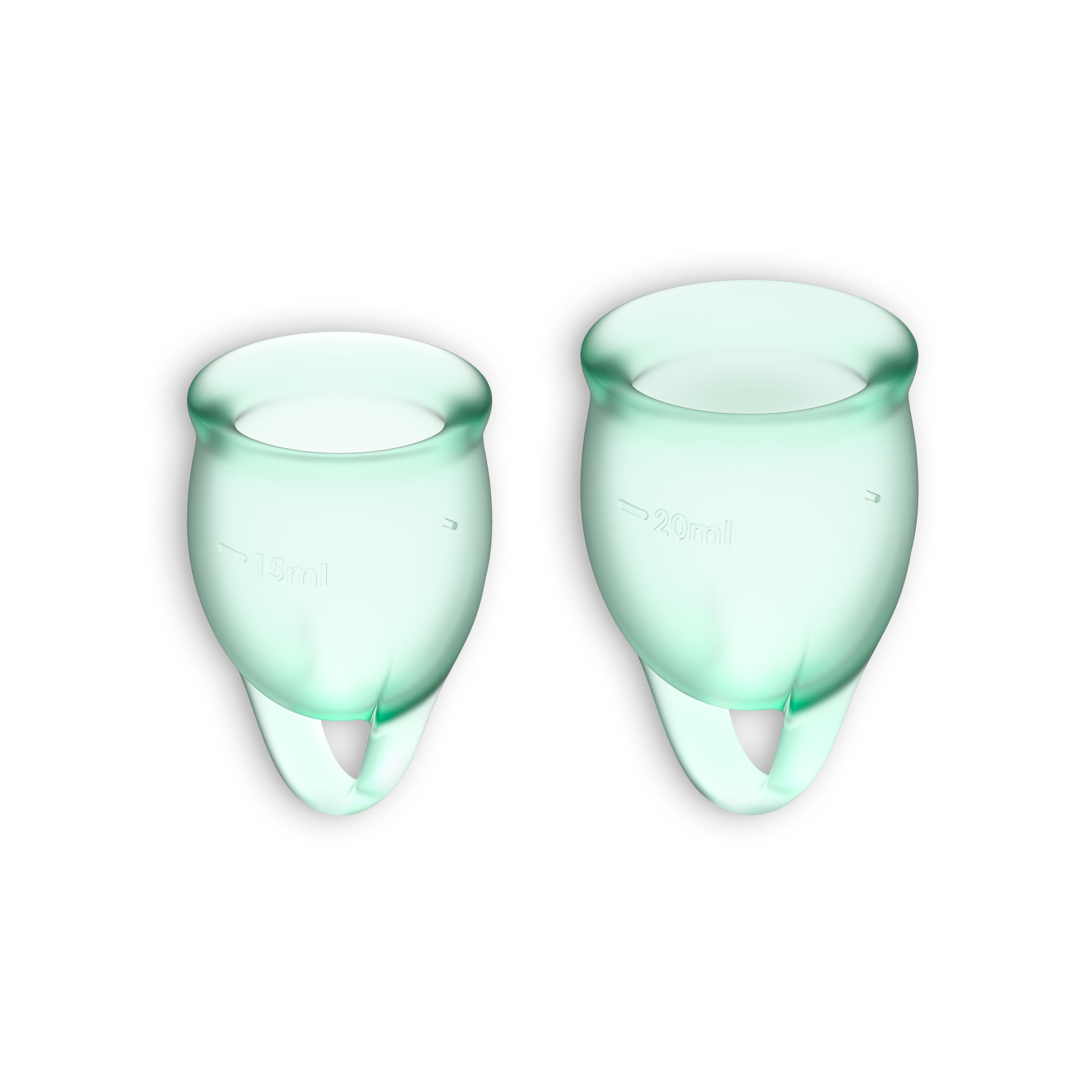 Satisfyer | Set de copa menstrual Feel Confident – ​​2 copas (5 colores)