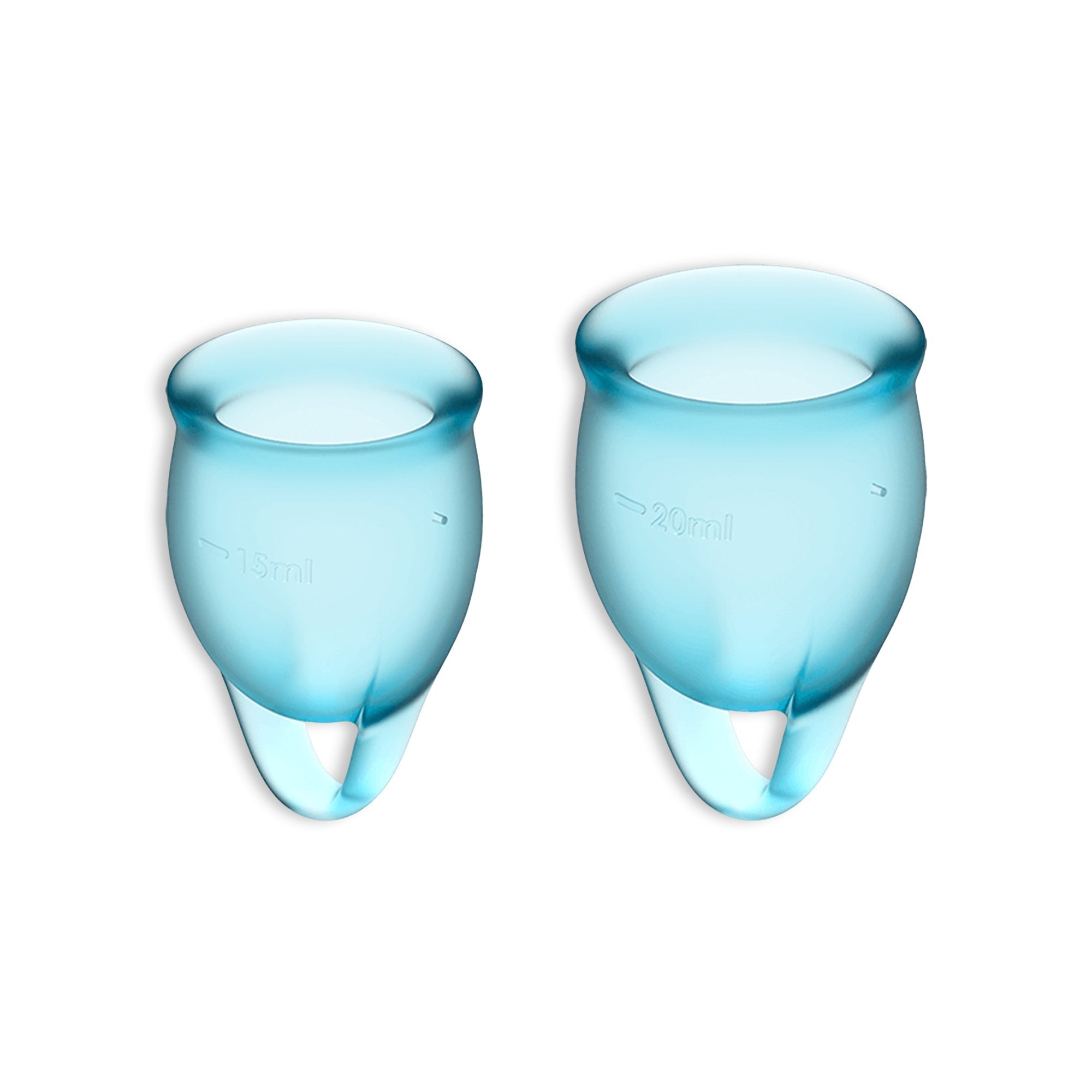 Satisfyer | Set de copa menstrual Feel Confident – ​​2 copas (5 colores)