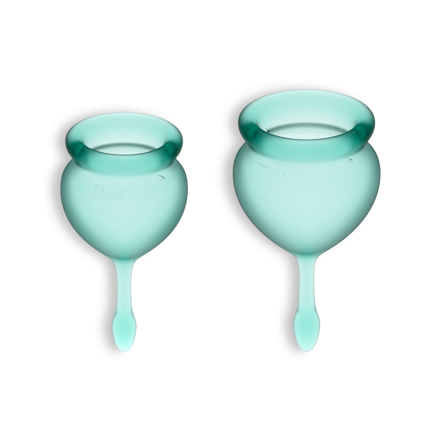Satisfyer | Set de copa menstrual Feel Good – 2 copas (5 colores)