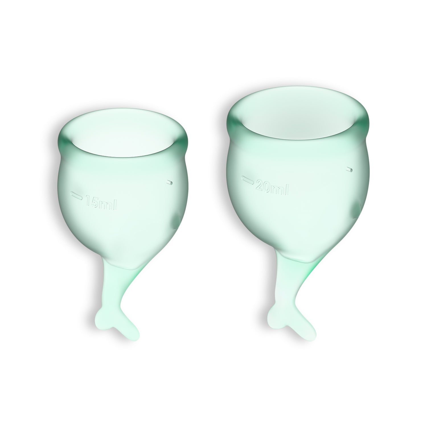 Satisfyer | Set de copa menstrual Feel Secure – 2 copas (7 colores)