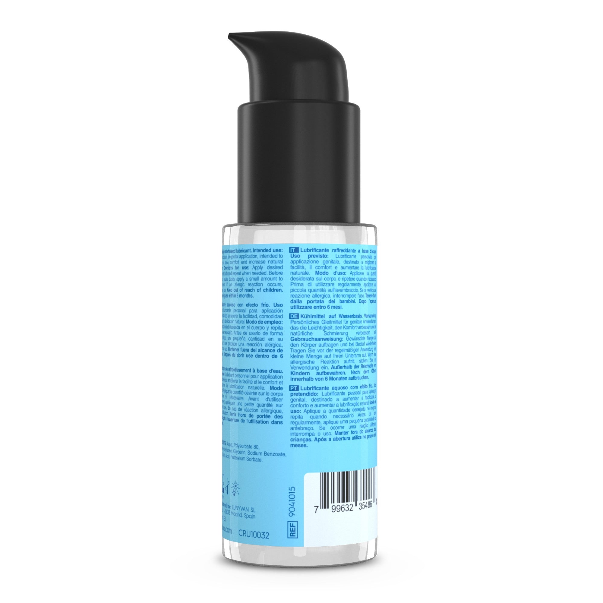 Lubricante efecto refrescante aplastante 50 ml