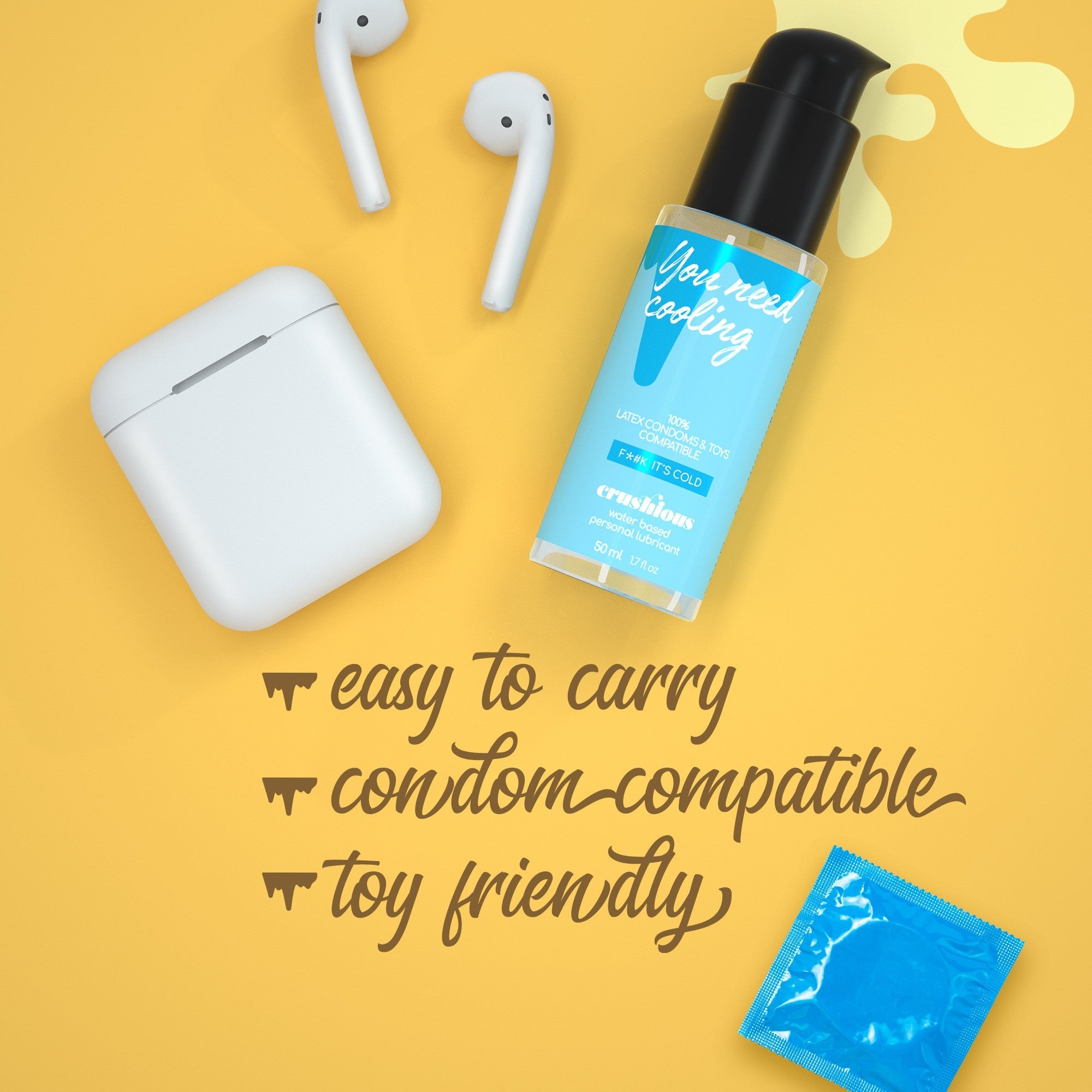 Lubricante efecto refrescante aplastante 50 ml