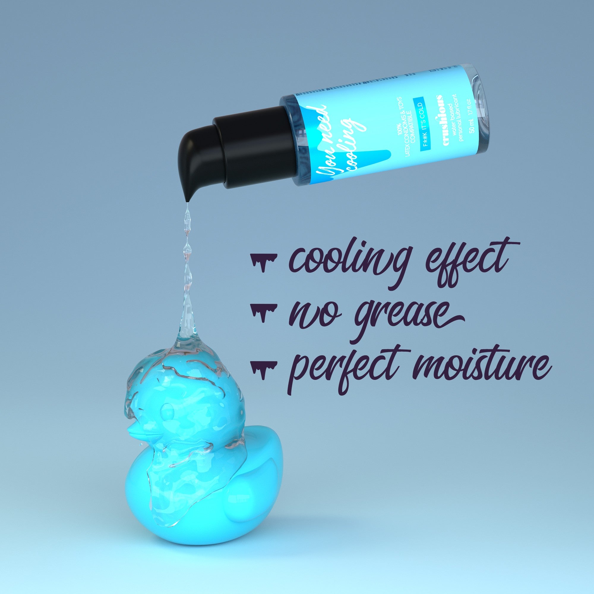 Lubricante efecto refrescante aplastante 50 ml