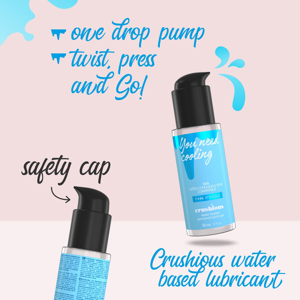 Lubricante efecto refrescante aplastante 50 ml