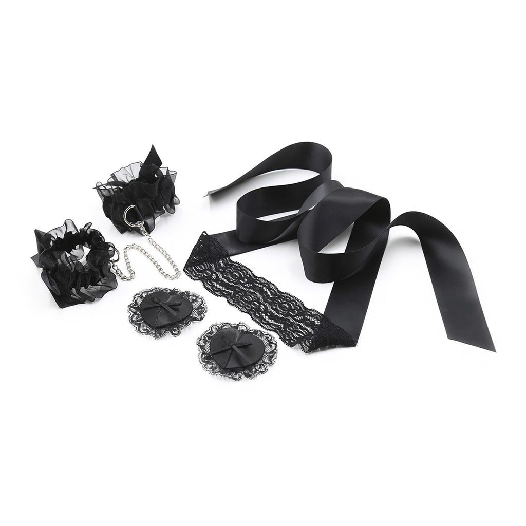 CRUSHIOUS | Lace Me Up – Kit BDSM de Encaje de 3 Piezas