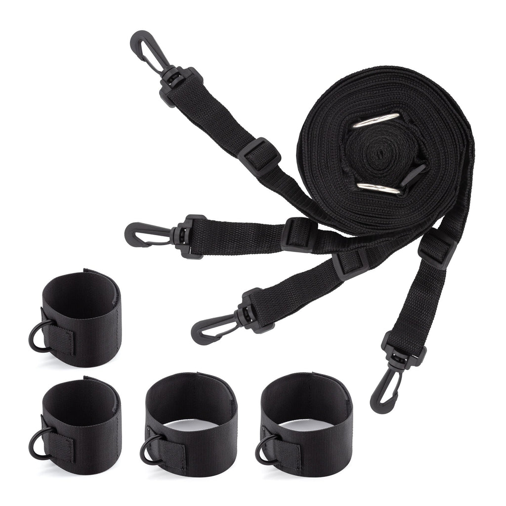 CRUSHIOUS | Kit de Sujeción para Cama – Set BDSM Universal