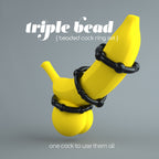 Crushious Triple Cock Ring Set