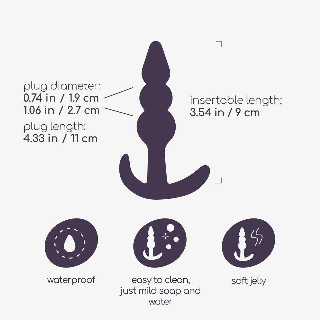 El tapón anal Plunger Crushious