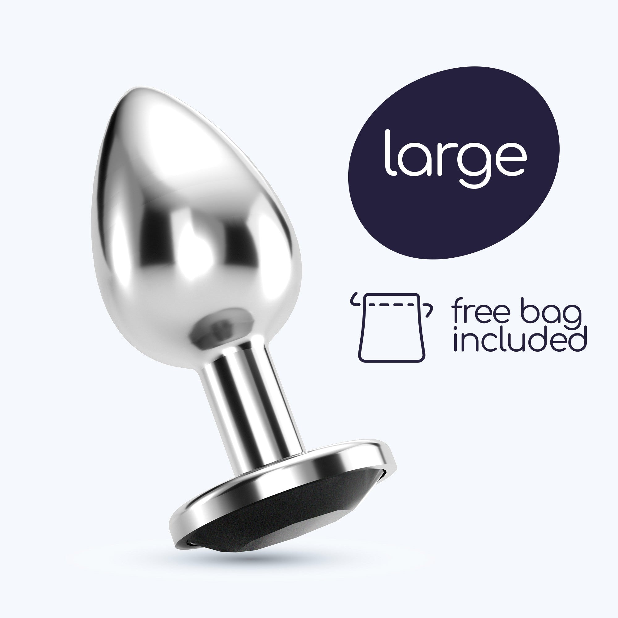 Plug anal Bijou con joya decorativa Crushious