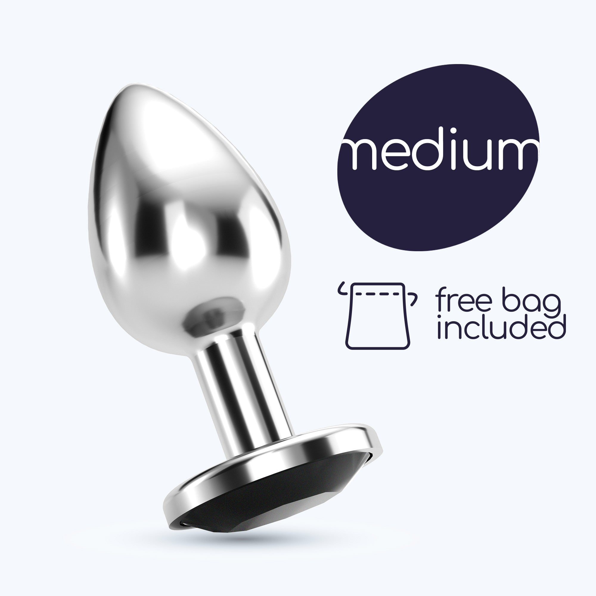 Plug anal Bijou con joya decorativa Crushious