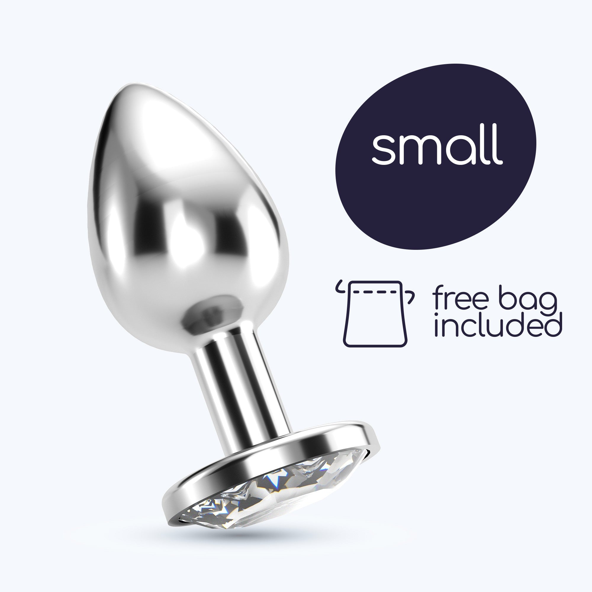 Plug anal Bijou con joya decorativa Crushious