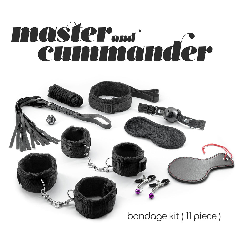 CRUSHIOUS | Master & Cummander – Kit BDSM de 11 Piezas