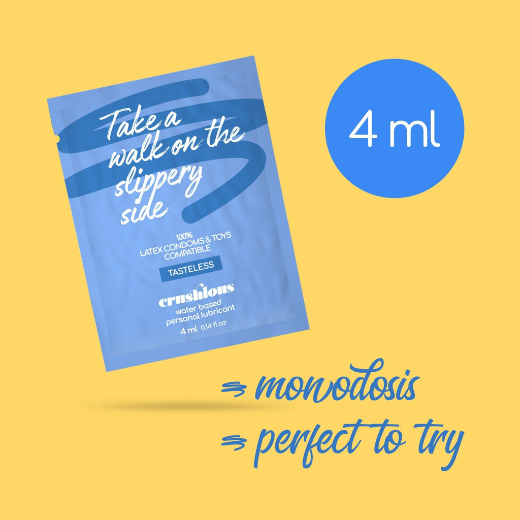 Funda para pene transparente acanalada + lubricante Crushious