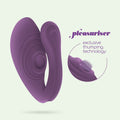 Vibrador control remoto recargable Pleasuriser + lubricante Crushious