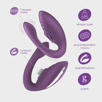 Vibrador control remoto recargable Pleasuriser + lubricante Crushious