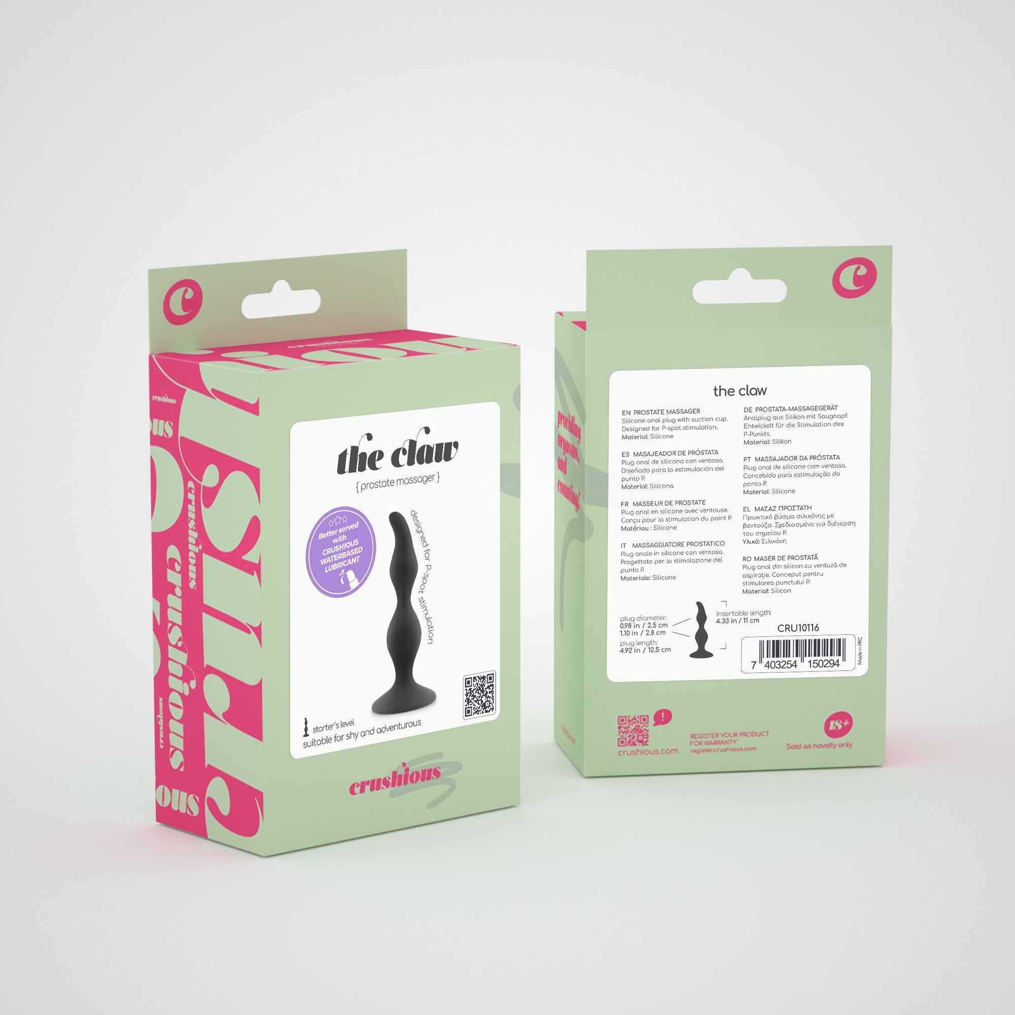 El masajeador de próstata Crushious