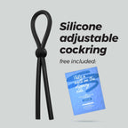 Billy adjustable silicone cock ring + lubricant Crushious
