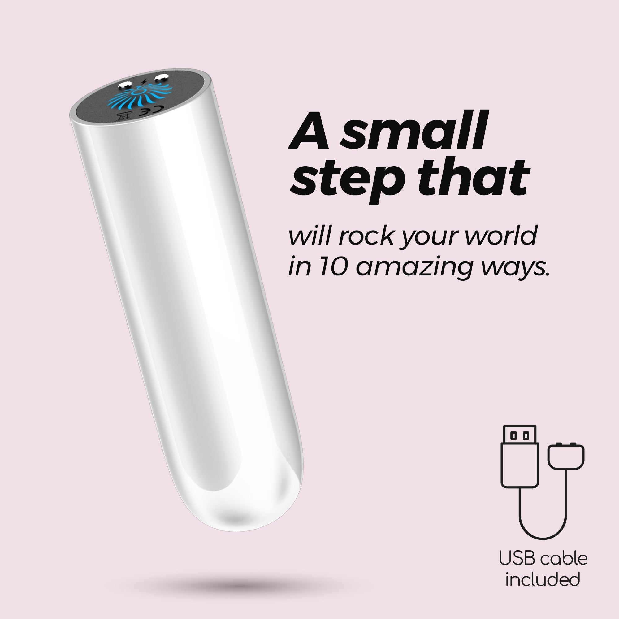 Minivibrador recargable Quackers Crushious