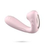 VIBRADOR Y ESTIMULADOR ROSA CON CONTROL REMOTO EN UNO Crushoius Pookie