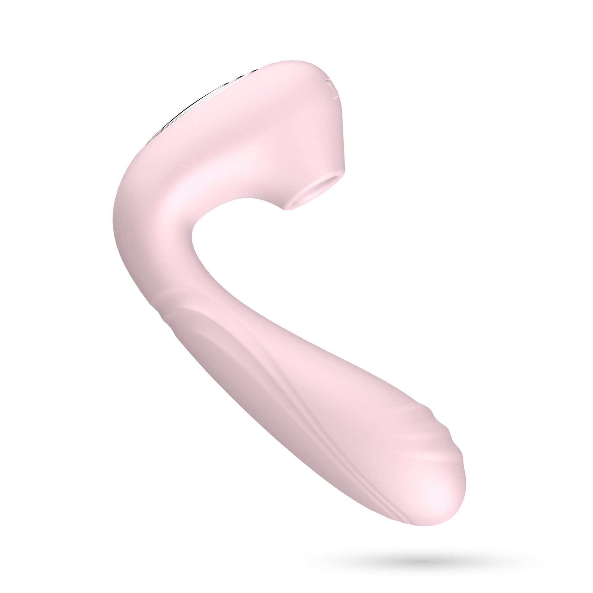 VIBRADOR Y ESTIMULADOR ROSA CON CONTROL REMOTO EN UNO Crushoius Pookie