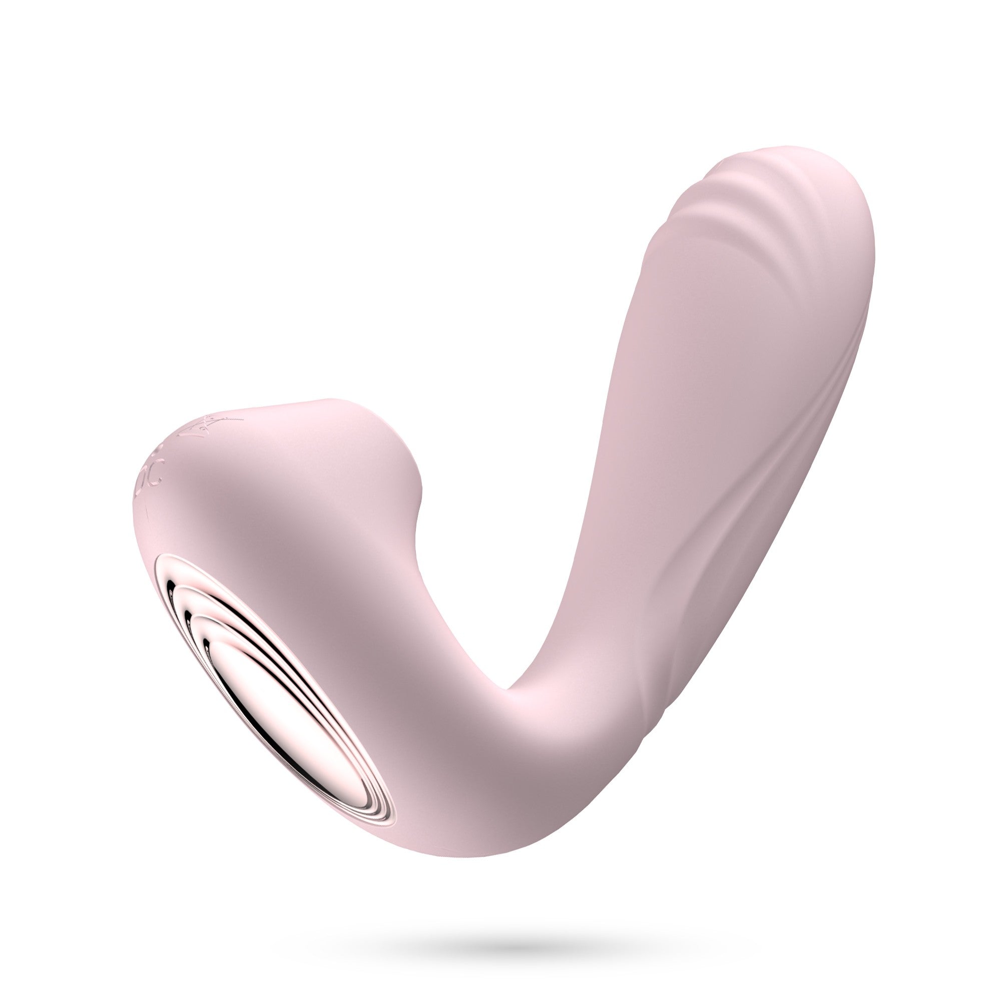 VIBRADOR Y ESTIMULADOR ROSA CON CONTROL REMOTO EN UNO Crushoius Pookie