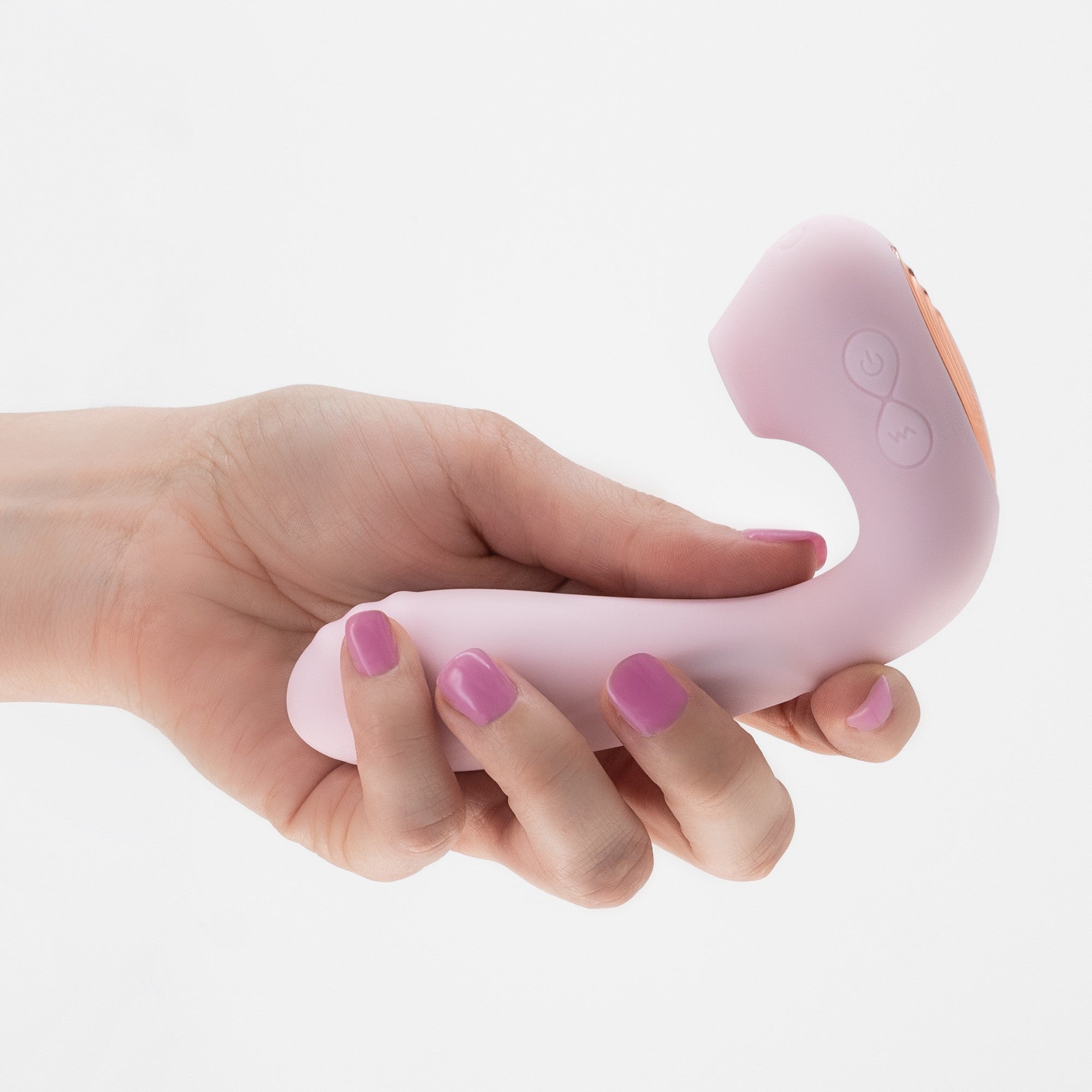 VIBRADOR Y ESTIMULADOR ROSA CON CONTROL REMOTO EN UNO Crushoius Pookie