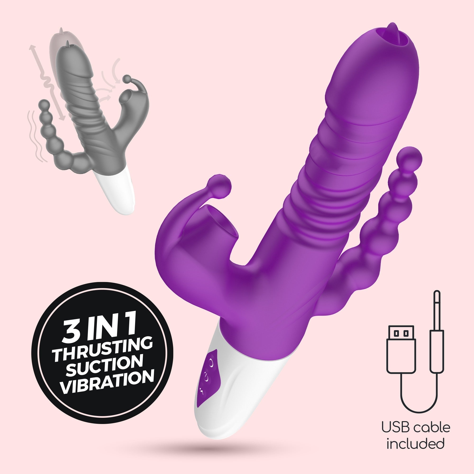 Vibrador todo en uno Crushious Wrangler