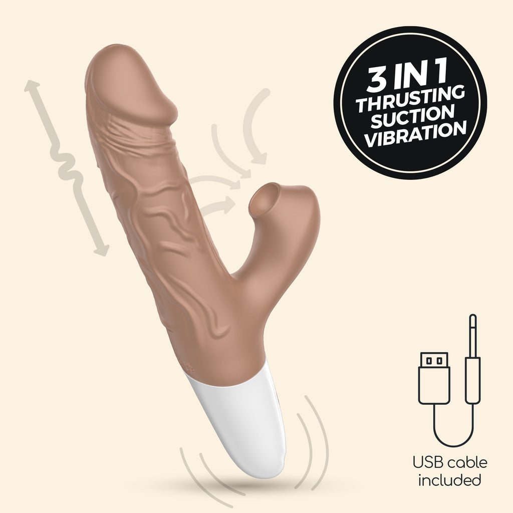 El Matador realistic vibrating and thursting vibrator Crushious