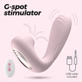 VIBRADOR Y ESTIMULADOR ROSA CON CONTROL REMOTO EN UNO Crushoius Pookie