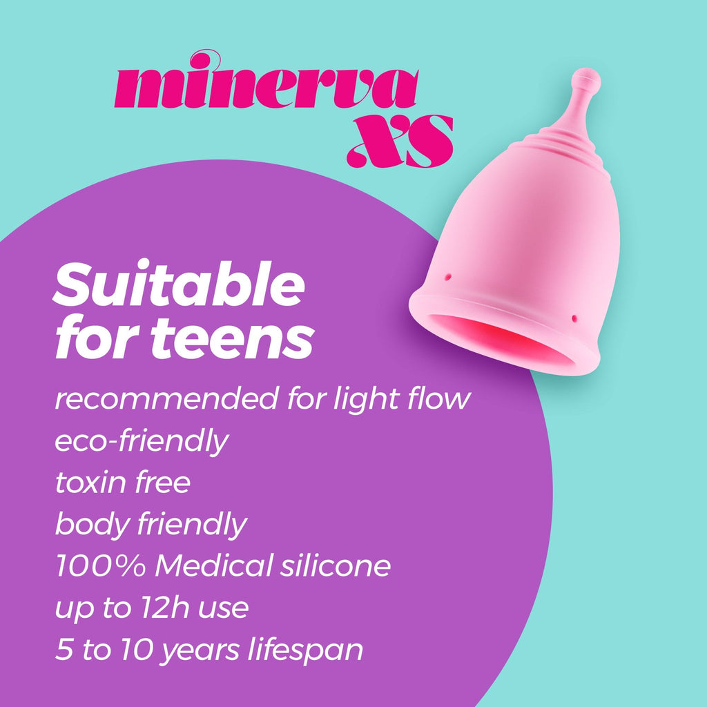 Crushious | Minerva XS Menstrual Cup – With Pouch or With Pouch & Toy Cleaner