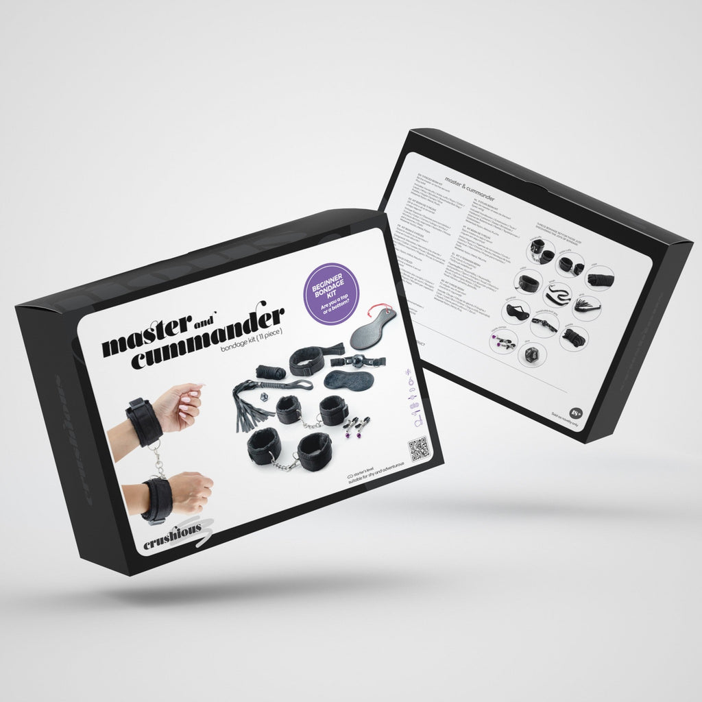 MASTER &amp; CUMMANDER Conjunto BDSM de 11 piezas Crushious