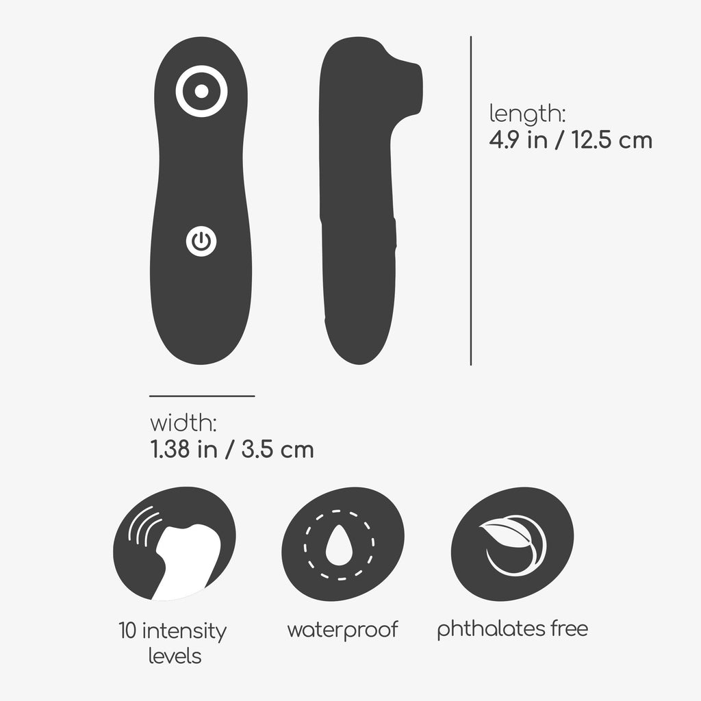 Estimulador de clítoris recargable Nookie Crushious