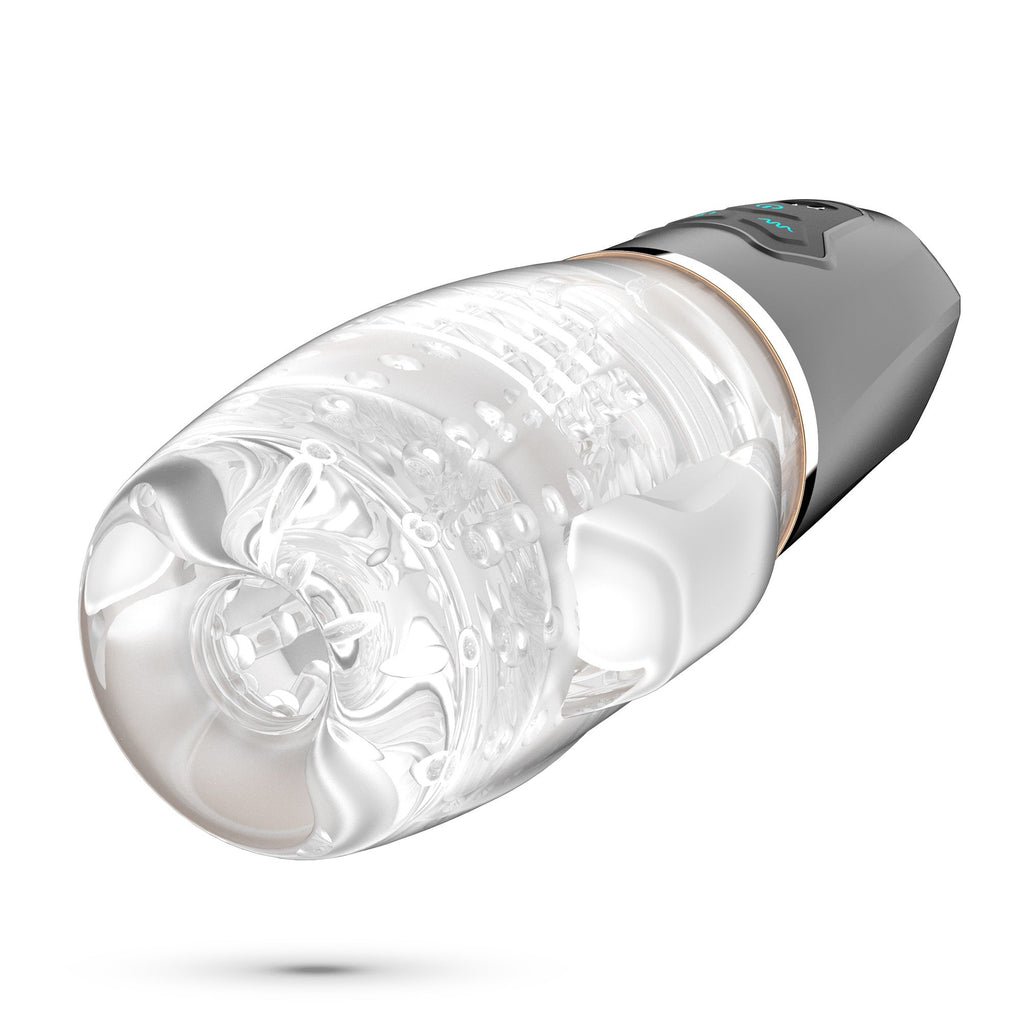 Masturbador recargable Quasar con succión Crushious