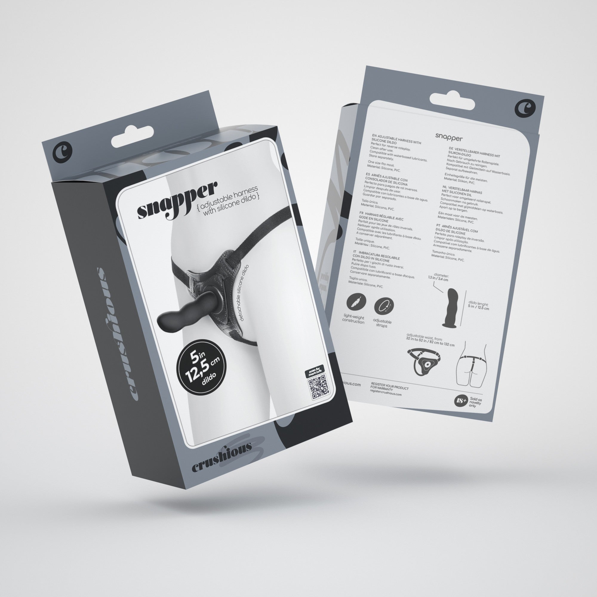 Consolador con correa Snapper Crushious