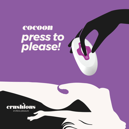 CRUSHIOUS | Cocoon – Vibrador Inalámbrico con Mando a Distancia 8.5 cm