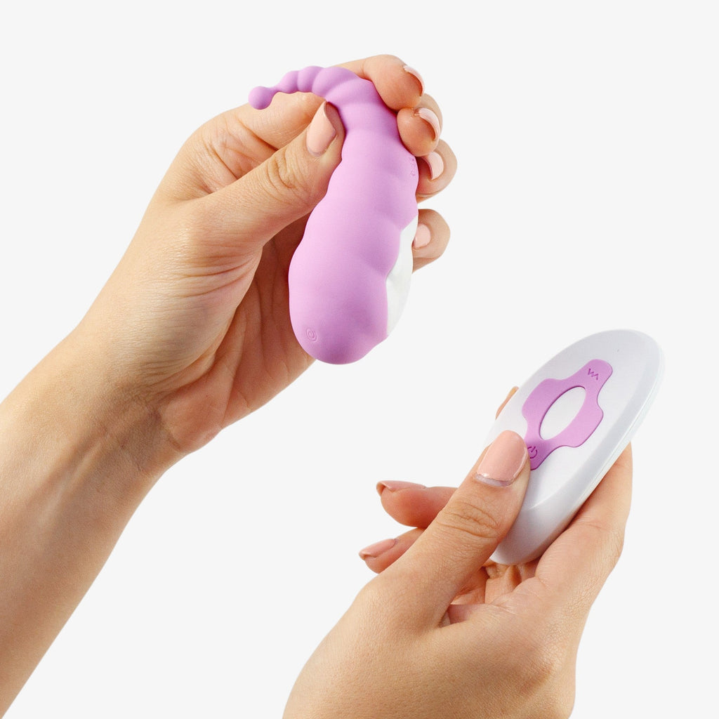 Vibrador inalámbrico recargable con control remoto Crushious Cocoon