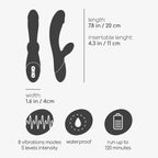 Dare Dong Rechargeable Bunny Vibrator Crushious