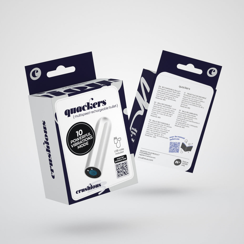 Minivibrador recargable Quackers Crushious