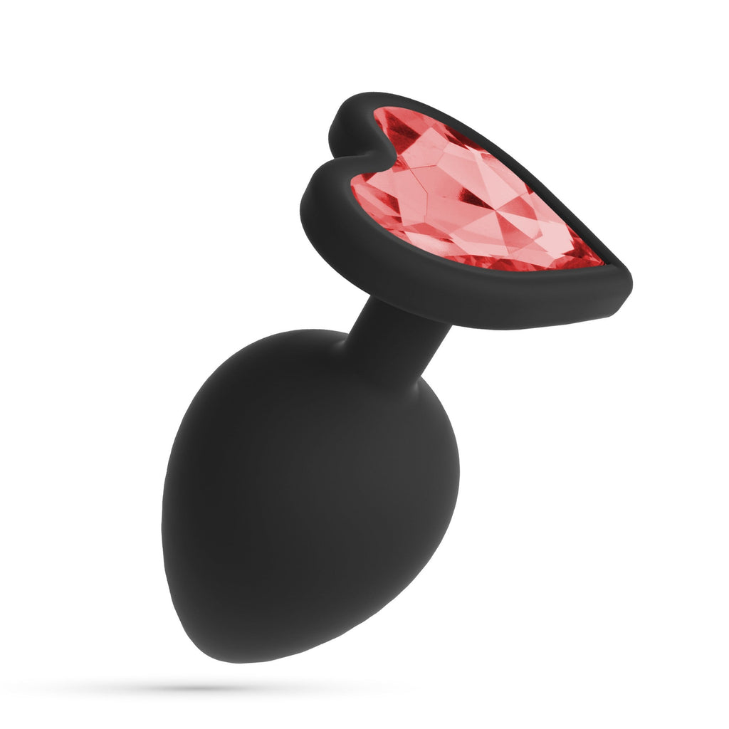 CRUSHIOUS | Cuore – Plug Anal de Silicona con Piedras Intercambiables
