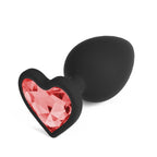 Anal plug with four interchangeable stones Crushious Cuore