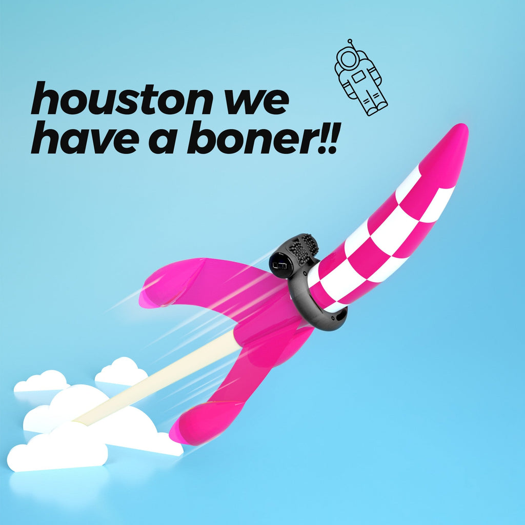 Anillo vibrador para el pene Booster + lubricante Crushious