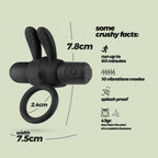 Anillo vibrador recargable para el pene Wonka Crushious