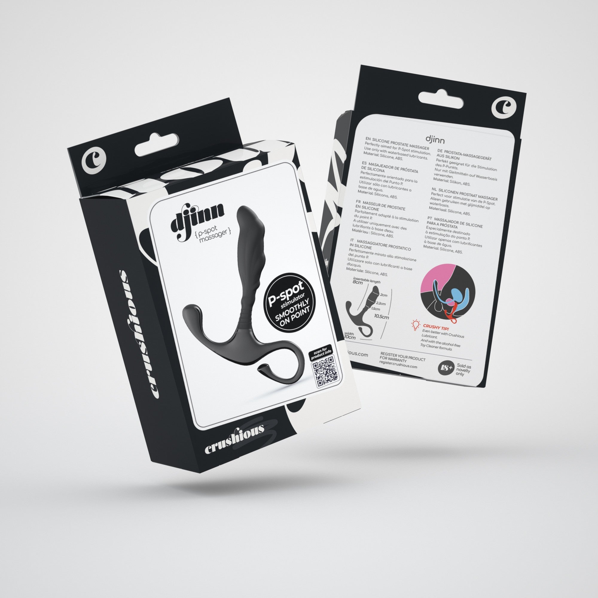 Masajeador de próstata Djinn Crushious