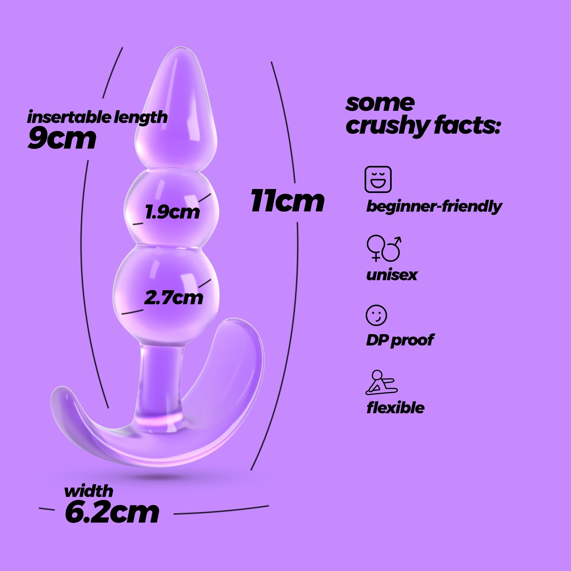 El tapón anal Plunger Crushious